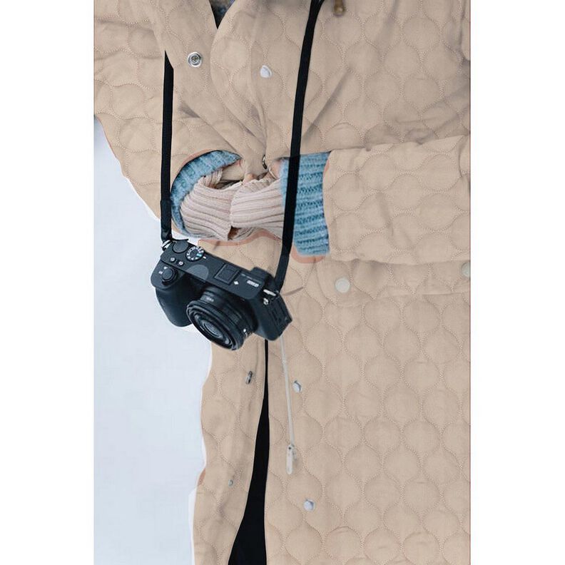 tessuto trapuntato Motivo circolare | Poppy Fabrics – colore blu jeans,  image number 5