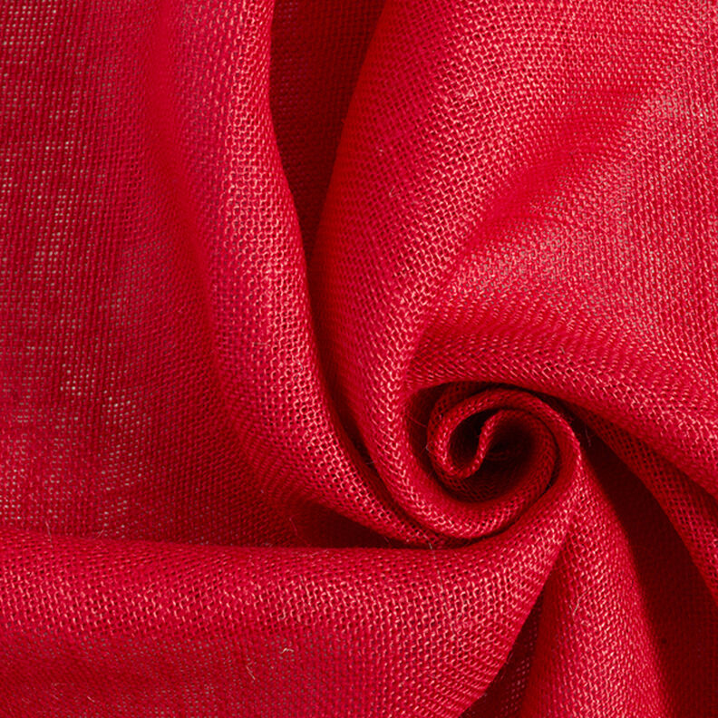 tessuto arredo Iuta tinta unita 150 cm – rosso,  image number 1