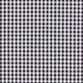 seersucker misto cotone, quadretti Vichy – nero, 