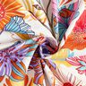 tessuto arredo panama Fiori dai colori vivaci – crema/lavanda,  thumbnail number 3