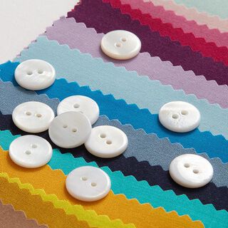 camicette bottone set [ 10-pezzi ] – bianco, 