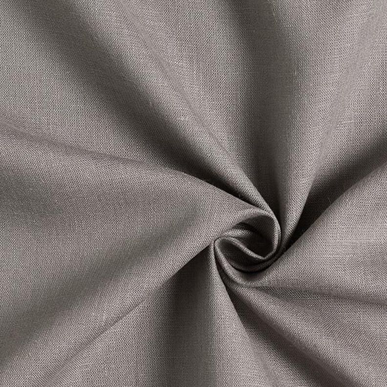 tessuto in lino – grigio scuro,  image number 1