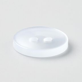 Bottone a 2 fori lucido [Ø 15 mm] – bianco, 