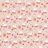 jersey di cotone Graziosi cigni – rosa chiaro/bianco,  thumbnail number 1