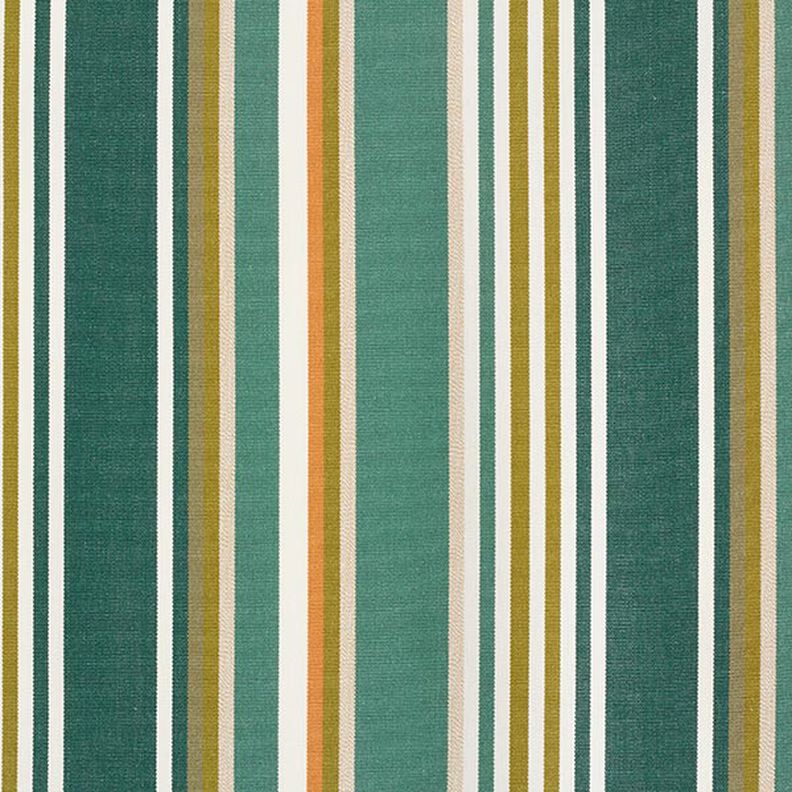 tessuto per tende da sole righe assortite – verde abete/bianco lana,  image number 1
