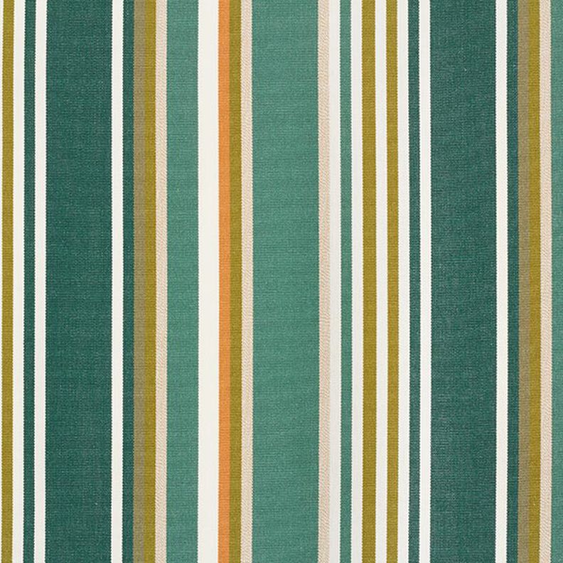 tessuto per tende da sole righe assortite – verde abete/bianco lana,  image number 1