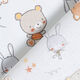 cretonne Conigli e orsacchiotti – grigio nebbia,  thumbnail number 4