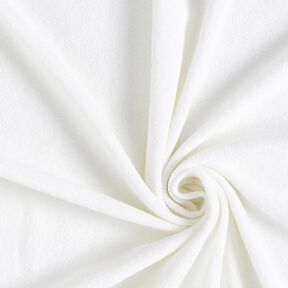 tessuto in spugna stretch tinta unita – bianco, 