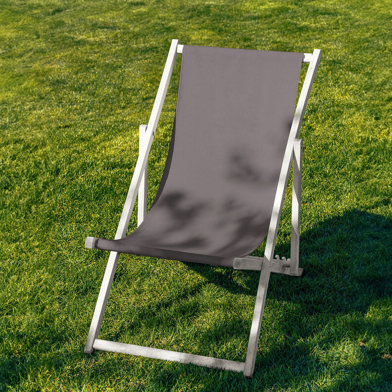 Outdoor Tessuto per sedia a sdraio Tinta unita 44 cm – grigio ardesia,  image number 4