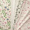 tessuto arredo mezzo panama Fiore di magnolia – malva/naturale,  thumbnail number 5