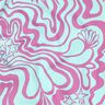 Popeline di cotone The Wanderer | Nerida Hansen – blu ghiaccio/porpora,  thumbnail number 2