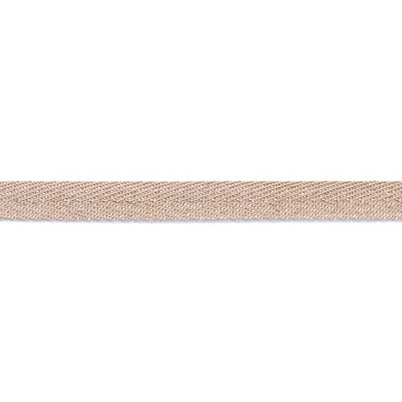 Nastro tessuto Metallico [9 mm] – anemone/argento effetto metallizzato,  image number 2