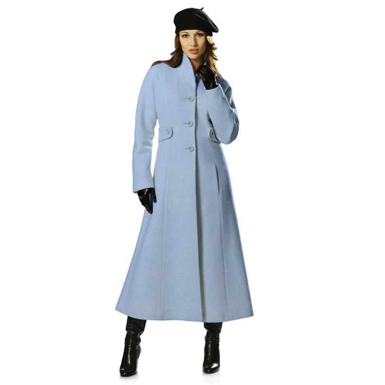 loden follato in lana – azzurro,  image number 4