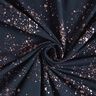 jersey di cotone Riflessi dorati | Glitzerpüppi – nero-azzurro/rosa antico scuro,  thumbnail number 3