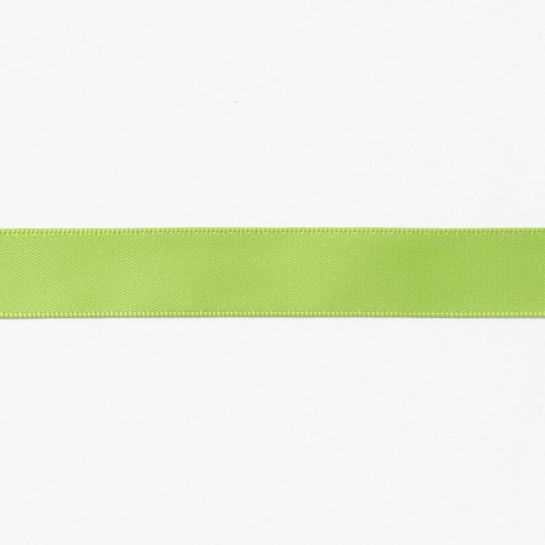 Nastro in satin [15 mm] – verde mela,  image number 1