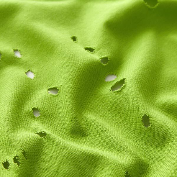 jersey di cotone, Destroyed – verde mela,  image number 2