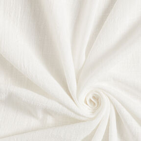 tessuto in cotone effetto lino – bianco lana, 
