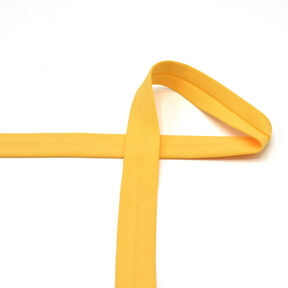 Nastro in sbieco jersey di cotone [20 mm] – giallo sole, 