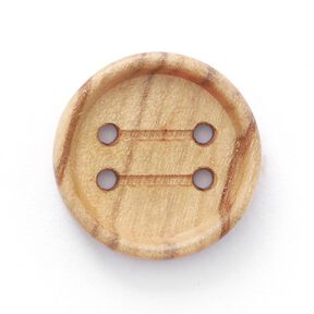 bottone in legno 4 fori – naturale, 