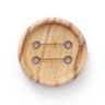 bottone in legno 4 fori  – naturale,  thumbnail number 1