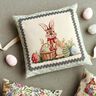 taglio di tessuto arredo gobelin Dolce coniglietto pasquale – beige chiaro/menta chiaro,  thumbnail number 5