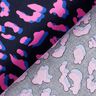 cotone rivestito Leopardo astratto | Poppy Fabrics – blu notte/pink,  thumbnail number 4