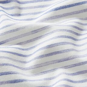jersey di cotone Strisce ad acquarello stampa digitale – avorio/lillà, 