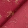 Velluto a costine con fiori ricamati glitterati – rosso carminio,  thumbnail number 5