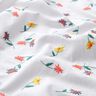 fine batista di cotone Fiorellini ricamati | Poppy Fabrics – bianco/arancio neon,  thumbnail number 2
