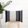 tessuto arredo panama Rigato – nero-azzurro/grigio nebbia,  thumbnail number 7