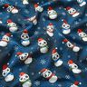 jersey di cotone Panda in spirito natalizio | Glitzerpüppi – blu notte/peperoncino,  thumbnail number 2