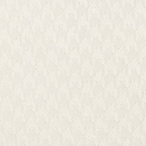Jacquard Dobby pied de poule – bianco lana, 