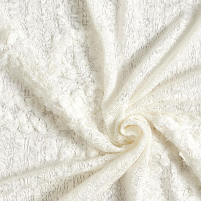 maglia a coste Effetto paisley – avorio,  image number 3