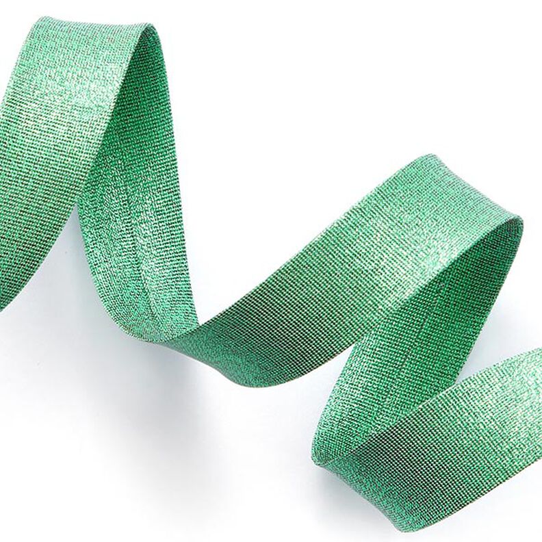 Nastro in sbieco Metallico [20 mm] – verde,  image number 1