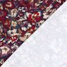 jersey di viscosa Fiori espressivi – blu marino/lillà rosso,  thumbnail number 4