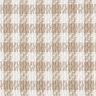 Tessuto per cappotti in cotone scozzese – bianco/beige scuro,  thumbnail number 1