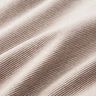 Costina tubolare per polsini con anelli stretti – cioccolato/bianco lana,  thumbnail number 2