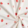 GOTS jersey di cotone Fragole all'acquerello stampa digitale – avorio,  thumbnail number 3