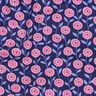 popeline di cotone Fiorellini estivi | Poppy Fabrics – rosa/indaco,  thumbnail number 2