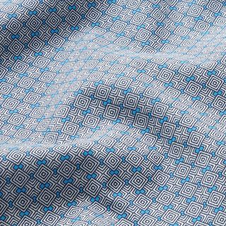 Fodera in tessuto con motivo a rombi – grigio/blu, 