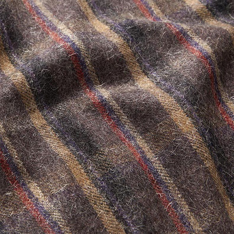 Misto lana vergine a quadri – talpa scuro,  image number 2
