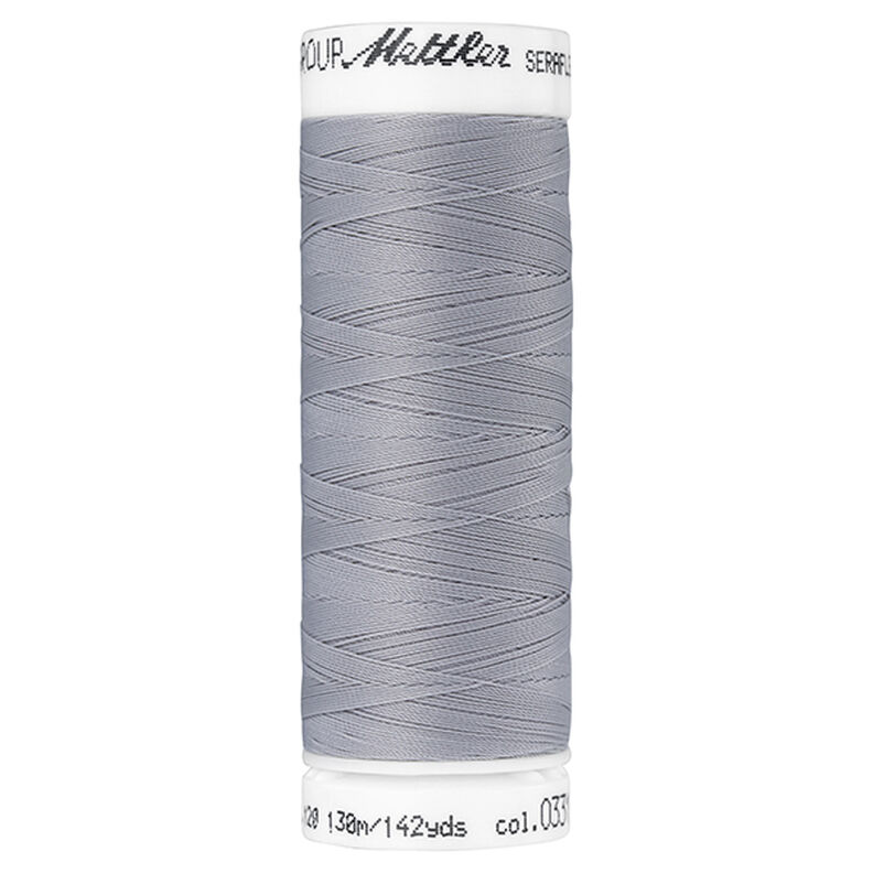 Cucirino Seraflex per cuciture elastiche (0331) | 130 m | Mettler – grigio chiaro,  image number 1