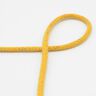 Cordoncino in cotone lurex [Ø 5 mm] – giallo curry,  thumbnail number 1