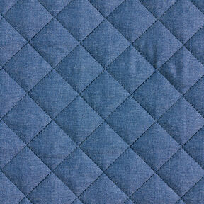 tessuto trapuntato Jeans-Teddy – blu acciaio, 