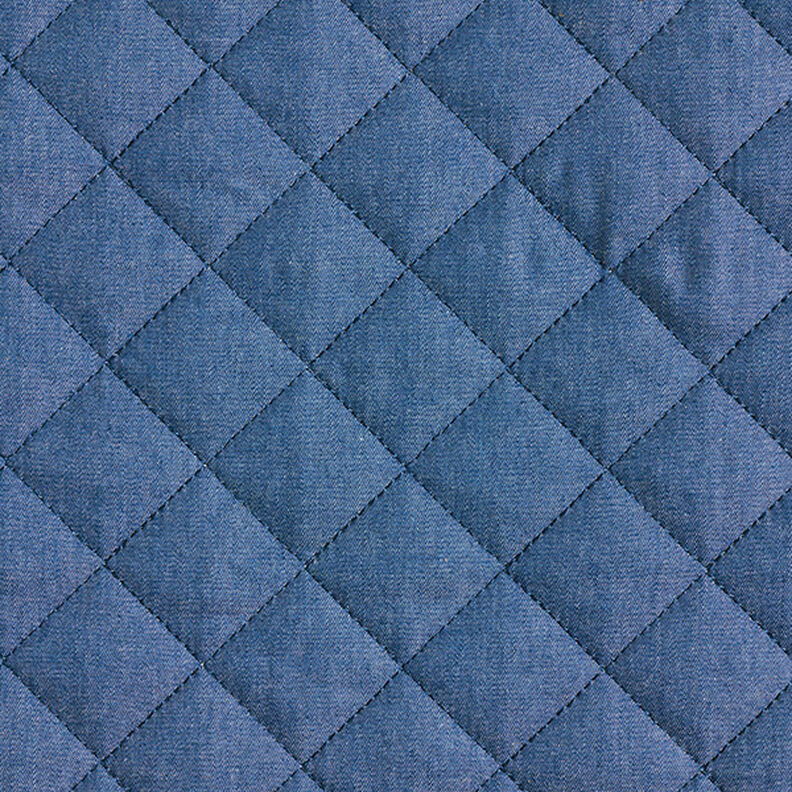 tessuto trapuntato Jeans-Teddy – blu acciaio,  image number 1
