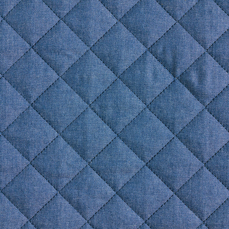 tessuto trapuntato Jeans-Teddy  – blu acciaio,  image number 1