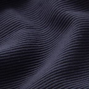 jersey a coste-ottoman, tinta unita – blu marino, 
