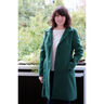 Tessuto per cappotti in poliestere riciclato – verde abete,  thumbnail number 6
