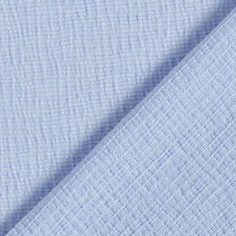 jersey increspato tinta unita – azzurro,  image number 3