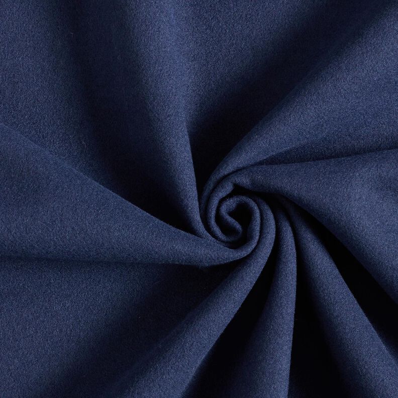 Tessuto per cappotti in poliestere riciclato – blu marino,  image number 1